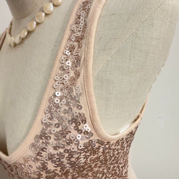 SUZY Sequin Sleeveless Mini Dress /top  (S) - Picture 4 of 12